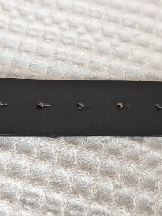 Gucci Black Leather Belt with Gold Double G Buckle